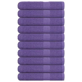 Toallas de sauna 10 uds 100% algodón morado 80x200 cm 360 gsm by , Towels - Ref: Foro24-136889, Price: 109,83 €, Discount: %