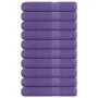 Toallas de sauna 10 uds 100% algodón morado 80x200 cm 360 gsm de , Toallas - Ref: Foro24-136889, Precio: 109,78 €, Descuento: %