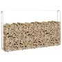 Leñero acero galvanizado 250x25x150 cm by , Firewood bags and holders - Ref: Foro24-4100706, Price: 32,84 €, Discount: %
