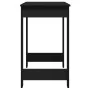 Escritorio de madera contrachapada negro 100x45x75 cm von , Schreibtische - Ref: Foro24-860428, Preis: 62,33 €, Rabatt: %