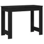Escritorio de madera contrachapada negro 100x45x75 cm von , Schreibtische - Ref: Foro24-860428, Preis: 62,33 €, Rabatt: %