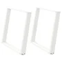 Patas para mesa de comedor en forma de U 2 uds acero blanco von , Tischbeine - Ref: Foro24-4012801, Preis: 140,23 €, Rabatt: %