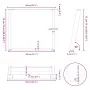 Patas para mesa de comedor en forma de U 2 uds acero blanco von , Tischbeine - Ref: Foro24-4012801, Preis: 140,23 €, Rabatt: %