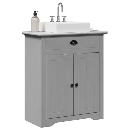 Mueble de baño con lavabo BODO gris 70x35x80 cm by , Bathroom furniture - Ref: Foro24-4016865, Price: 119,17 €, Discount: %