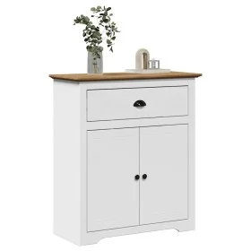 Mueble de entrada BODO blanco y marrón 80x35x90 cm by , Storage trunks - Ref: Foro24-4016867, Price: 124,64 €, Discount: %