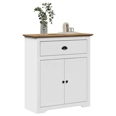 Mueble de entrada BODO blanco y marrón 80x35x90 cm by , Storage trunks - Ref: Foro24-4016867, Price: 124,64 €, Discount: %