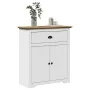 Mueble de entrada BODO blanco y marrón 80x35x90 cm by , Storage trunks - Ref: Foro24-4016867, Price: 124,64 €, Discount: %