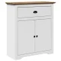 Mueble de entrada BODO blanco y marrón 80x35x90 cm by , Storage trunks - Ref: Foro24-4016867, Price: 124,64 €, Discount: %