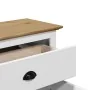 Mueble de entrada BODO blanco y marrón 80x35x90 cm by , Storage trunks - Ref: Foro24-4016867, Price: 124,64 €, Discount: %