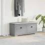 Banco de recibidor BODO gris 114x40x45 cm by , Benches for halls and storage - Ref: Foro24-4016871, Price: 121,63 €, Discount: %