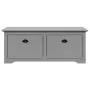 Banco de recibidor BODO gris 114x40x45 cm by , Benches for halls and storage - Ref: Foro24-4016871, Price: 121,63 €, Discount: %