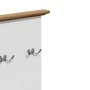 Mueble de entrada con ganchos BODO blanco y marrón 50x40x157 cm by , Benches for halls and storage - Ref: Foro24-4016873, Pri...
