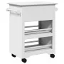 Carrito de cocina BODO blanco 67,5x45x80 cm von , Küchen- und Speisewagen - Ref: Foro24-4016878, Preis: 108,75 €, Rabatt: %