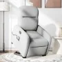 Sillón de masaje eléctrico reclinable elevable tela gris nube by , Armchairs - Ref: Foro24-3303011, Price: 336,67 €, Discount: %
