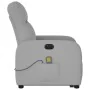 Sillón de masaje eléctrico reclinable elevable tela gris nube by , Armchairs - Ref: Foro24-3303011, Price: 336,67 €, Discount: %