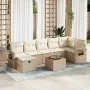 Set de sofás de jardín y cojines 8 piezas ratán sintético beige von , Gartensets - Ref: Foro24-3325824, Preis: 560,63 €, Raba...
