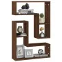 Estantes de pared 2 uds madera color roble marrón 50x15x50 cm von , Regale und Regale - Ref: Foro24-826643, Preis: 29,86 €, R...