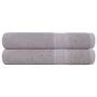 Toallas 2 piezas gris 100x200 cm 360 g/m² 100% Algodón by , Towels - Ref: Foro24-136842, Price: 35,85 €, Discount: %