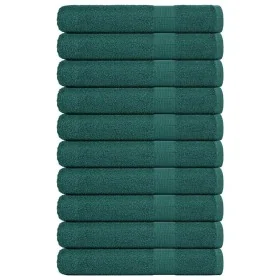 Toallas 10 uds 100% algodón verde 100x200 cm 600 gsm by , Towels - Ref: Foro24-136868, Price: 132,19 €, Discount: %