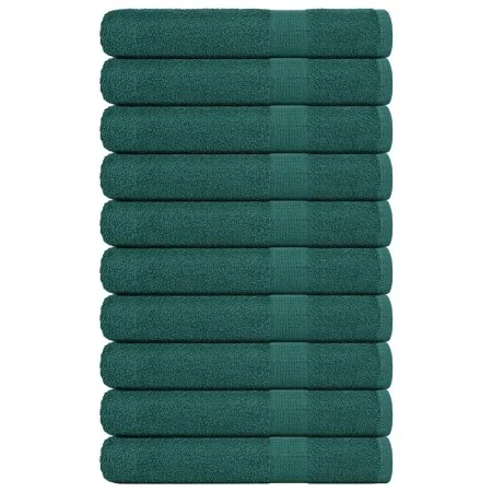 Toallas 10 uds 100% algodón verde 100x200 cm 600 gsm by , Towels - Ref: Foro24-136868, Price: 132,19 €, Discount: %