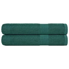 Toallas de sauna 2 uds 100% algodón verde 80x200 cm 360 gsm by , Towels - Ref: Foro24-136863, Price: 35,10 €, Discount: %