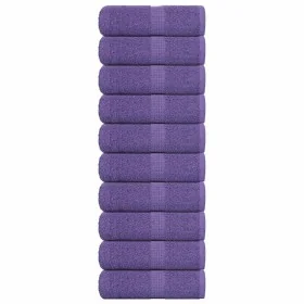 Toallas invitados 10 uds 100% algodón púrpura 30x50 cm 360 gsm by , Towels - Ref: Foro24-136877, Price: 22,47 €, Discount: %