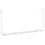 Leñero con protector de lluvia 300x25x150 cm acero galvanizado by , Firewood bags and holders - Ref: Foro24-4100712, Price: 4...