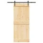Puerta corredera con herrajes madera maciza de pino 85x210 cm de , Puertas - Ref: Foro24-3332654, Precio: 169,75 €, Descuento: %