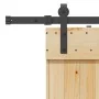 Puerta corredera con herrajes madera maciza de pino 85x210 cm de , Puertas - Ref: Foro24-3332654, Precio: 169,75 €, Descuento: %