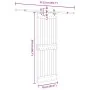 Puerta corredera con herrajes madera maciza de pino 70x210 cm de , Puertas - Ref: Foro24-3332682, Precio: 180,90 €, Descuento: %