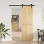 Puerta corredera con herrajes madera maciza de pino 80x210 cm von , Türen - Ref: Foro24-3332689, Preis: 173,71 €, Rabatt: %