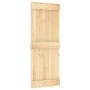 Puerta corredera con herrajes madera maciza de pino 80x210 cm von , Türen - Ref: Foro24-3332689, Preis: 173,71 €, Rabatt: %