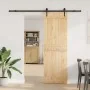 Puerta corredera con herrajes madera maciza de pino 70x210 cm by , Doors - Ref: Foro24-3332694, Price: 179,19 €, Discount: %