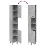 Armario de baño contrachapada gris hormigón 30x30x179 cm von , Badezimmermöbel - Ref: Foro24-856139, Preis: 74,25 €, Rabatt: %