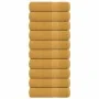 Toallas de baño 10 uds oro 100x150 cm 360 gsm 100% algodón de , Toallas - Ref: Foro24-136814, Precio: 100,36 €, Descuento: %