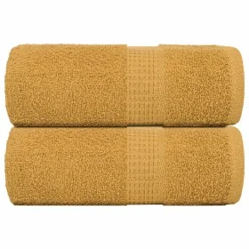 Toallas 2 uds 100% algodón oro 30x30 cm 360 gsm by , Towels - Ref: Foro24-136800, Price: 11,06 €, Discount: %