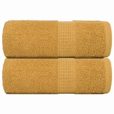 Toallas 2 uds 100% algodón oro 30x30 cm 360 gsm by , Towels - Ref: Foro24-136800, Price: 11,06 €, Discount: %