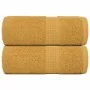 Toallas 2 uds 100% algodón oro 30x30 cm 360 gsm by , Towels - Ref: Foro24-136800, Price: 11,06 €, Discount: %