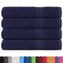 Toallas de sauna 4uds 100% algodón azul marino 80x200cm 360 gsm de , Toallas - Ref: Foro24-136792, Precio: 49,92 €, Descuento: %