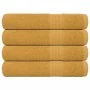 Toallas de sauna 4 uds 100% algodón oro 80x200 cm 360 gsm by , Towels - Ref: Foro24-136816, Price: 47,92 €, Discount: %