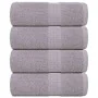 Toallas invitados 4 uds 100% algodón gris 30x50 cm 360 gsm von , Handtücher - Ref: Foro24-136828, Preis: 14,31 €, Rabatt: %