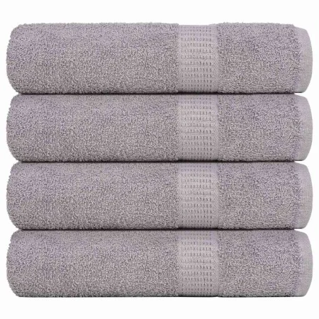 Toallas de baño 4 uds gris 100x150 cm 360 gsm 100% algodón by , Towels - Ref: Foro24-136837, Price: 49,78 €, Discount: %