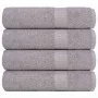 Toallas de baño 4 uds gris 100x150 cm 360 gsm 100% algodón by , Towels - Ref: Foro24-136837, Price: 49,78 €, Discount: %