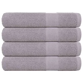 Toallas de sauna 4 uds 100% algodón gris 80x200 cm 360 gsm by , Towels - Ref: Foro24-136840, Price: 49,83 €, Discount: %