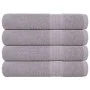 Toallas de sauna 4 uds 100% algodón gris 80x200 cm 360 gsm by , Towels - Ref: Foro24-136840, Price: 49,83 €, Discount: %