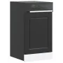 Panel para lavavajillas Porto madera contrachapada negro de , Armarios de cocina - Ref: Foro24-854128, Precio: 28,52 €, Descu...