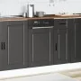 Panel para lavavajillas Porto madera contrachapada negro de , Armarios de cocina - Ref: Foro24-854128, Precio: 28,52 €, Descu...