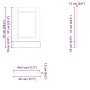 Panel para lavavajillas Porto madera contrachapada madera vieja de , Armarios de cocina - Ref: Foro24-854135, Precio: 27,83 €...