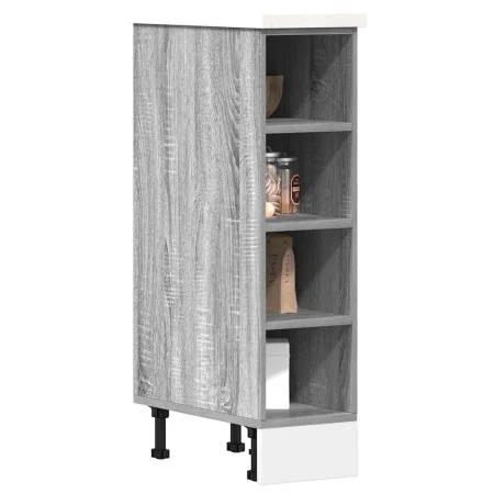 Armario bajo de madera de ingeniería gris sonoma 20x44,5x81,5cm de , Armarios de cocina - Ref: Foro24-854189, Precio: 56,91 €...