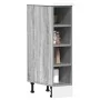 Armario bajo de madera de ingeniería gris sonoma 20x44,5x81,5cm de , Armarios de cocina - Ref: Foro24-854189, Precio: 56,91 €...